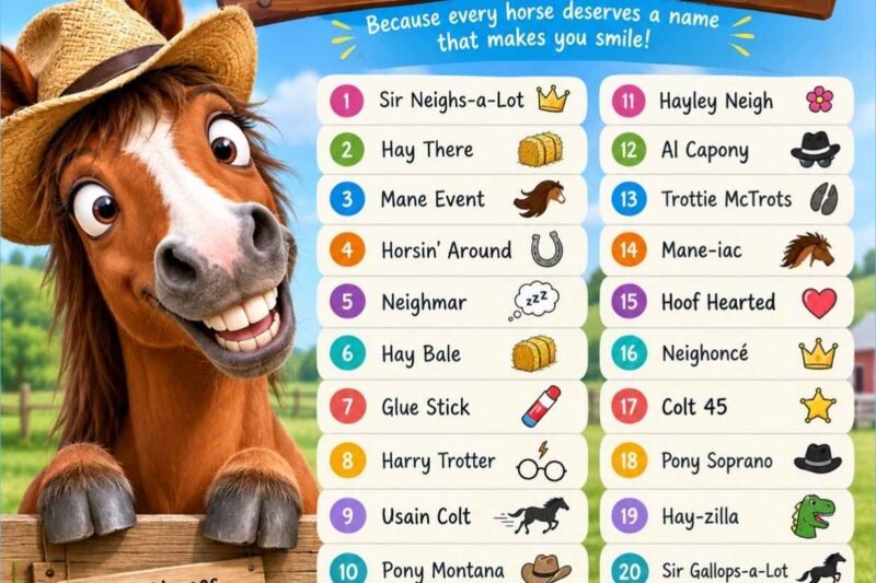 Funny Horse Names: 200+ Silly Ideas for Any Horse