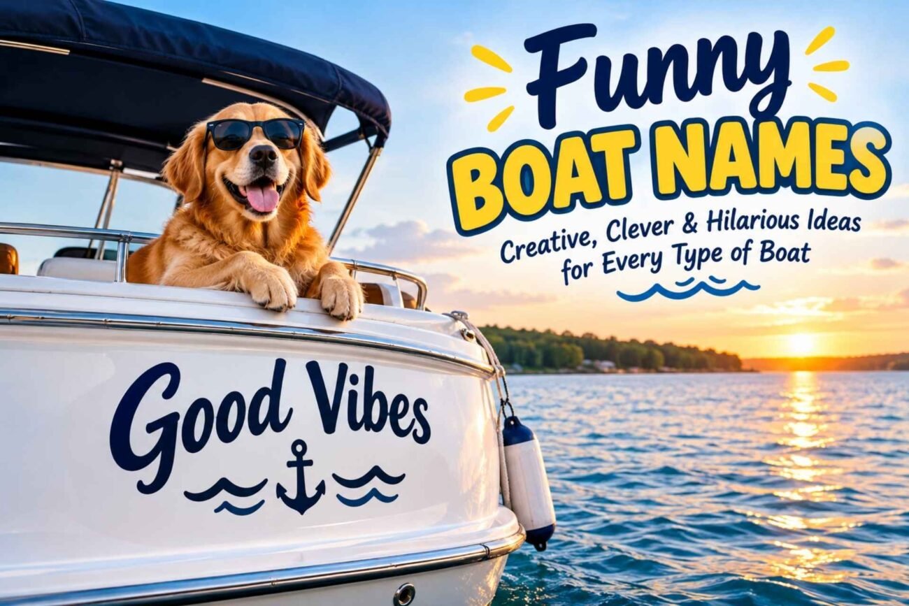155+ Funny Boat Names: Complete List of Clever & Nautical Ideas