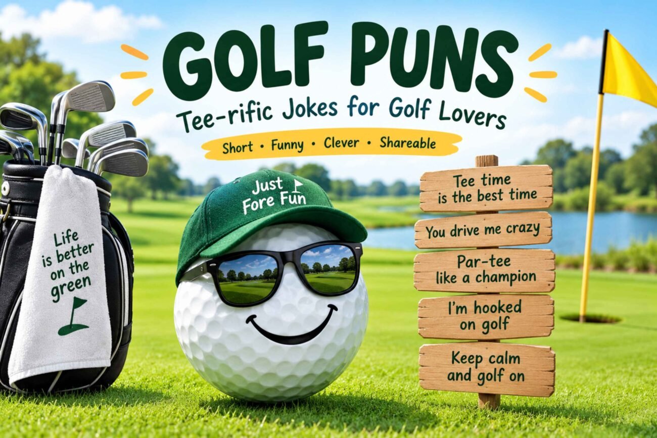 250+ Funny Golf Puns That Will Make You Laugh Out Loud