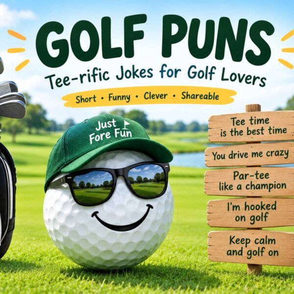 250+ Funny Golf Puns That Will Make You Laugh Out Loud